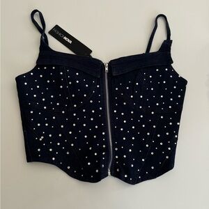 Women Denim Corset Top